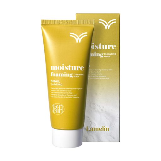 Пенка для умывания Lamelin Moisture Foaming Cleansing Foam Snail с муцином улитки, 100 мл
