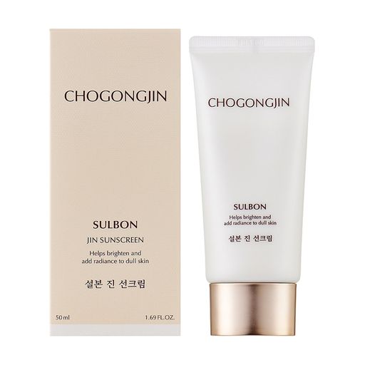 Уцінка! Сонцезахисний крем для обличчя Missha Chogongjin Sulbon Jin Tone-up Sunscreen, SPF 50+ PA++++, 50 мл