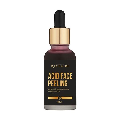 Кислотний пілінг для обличчя Reclaire Acid Face Peelling з AHA 30% + BHA 1%, 30 мл