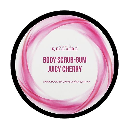 Парфюмированный скраб-жвачка для тела Reclaire Body Scrub-Gum Juicy Cherry, 200 мл