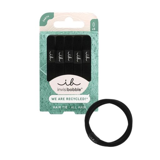 Резинка-браслет для волос Invisibobble Hair Tie Black, 5 шт