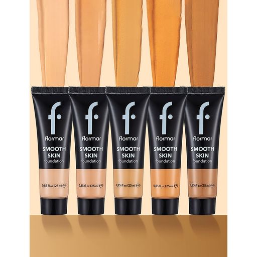 Уценка! Тональная основа для лица Flormar Smooth Skin Foundation 002 Light Sand, 25 мл