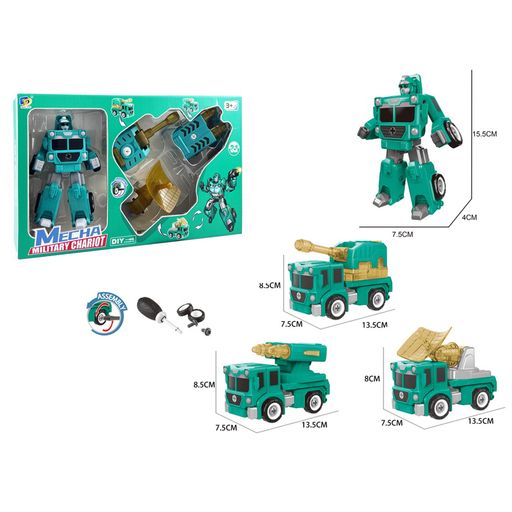 Игровой робот-трансформер машинка DADE TOYS с/х техника (D622-H362A)