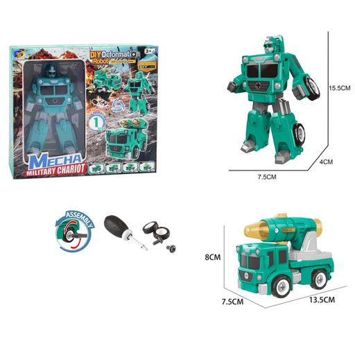 Игровой робот-трансформер машинка DADE TOYS с/х техника (D622-H607D)
