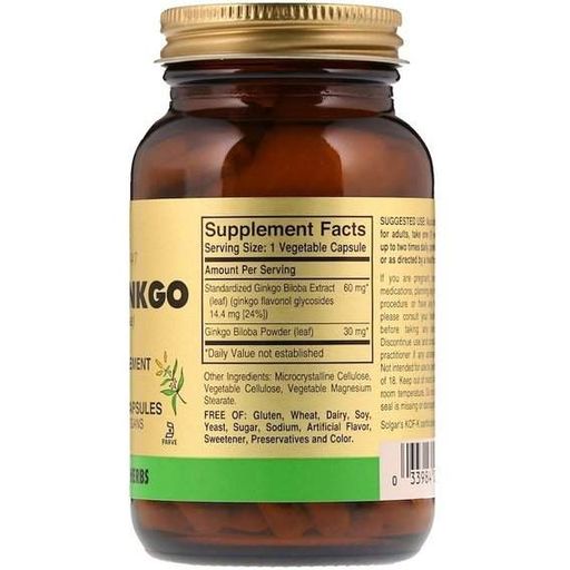 Гинкго Билоба Solgar FP Super Ginkgo 120 Veg Caps (855114)