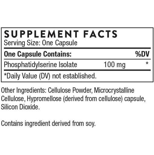 Комплекс для профилактики работы головного мозга Thorne Research Iso-Phos Phosphatidylserine 60 Caps (855222)