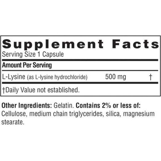 Лизин Twinlab L-Lysine Caps 500 mg 100 Caps TWL-00141 (855252)