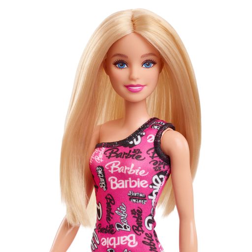 Кукла Barbie Супер стиль Блондинка в брендированном платье, от 3 лет (HRH07)