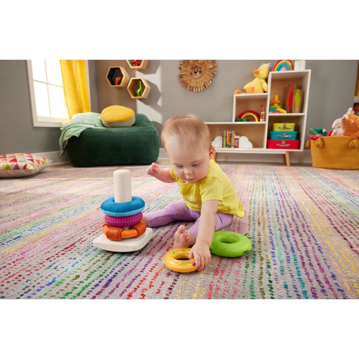 Пирамидка Fisher-Price Развитие сенсорики, от 6 месяцев (HXK47)