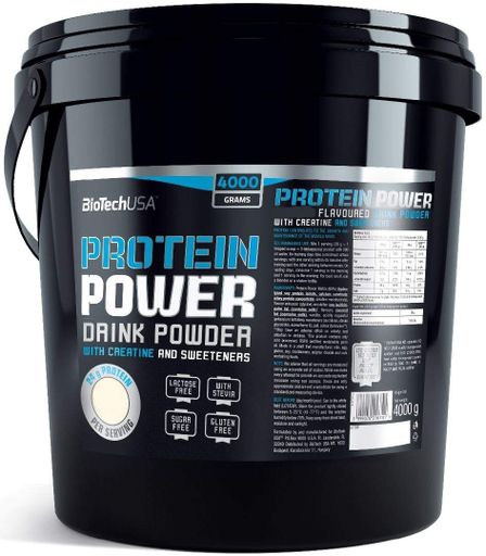 Протеїн BioTechUSA Protein Power 4000 g /133 servings/ Vanilla (855902)