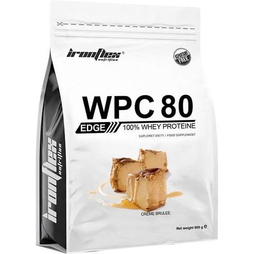Протеин IronFlex WPC 80eu EDGE 900 g /30 servings/ Creme Brulee (855952 ...
