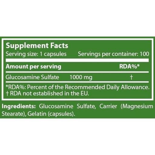 Хондропротектор (для спорта) Scitec Nutrition Mega Glucosamine 100 Caps (856166)