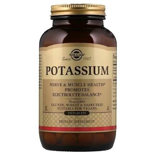 Микроэлемент Калий Solgar Potassium 250 Tabs (856537)