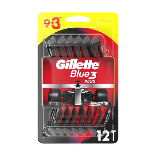Одноразові станки для гоління чоловічі (бритви) Gillette Blue 3 Plus Nitro, 12 шт