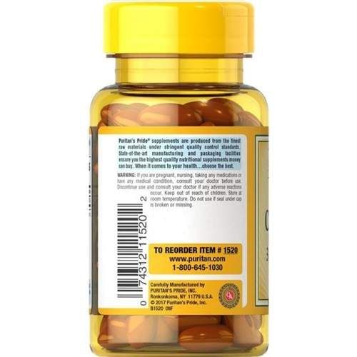 Витамин A Puritan's Pride Beta-Carotene 10 000 IU 100 Softgels (856665)