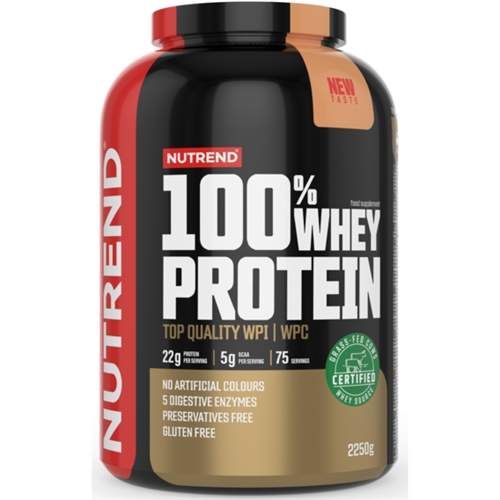 Протеин Nutrend 100% Whey Protein 2250 g /75 servings/ Caramel Latte (856992)