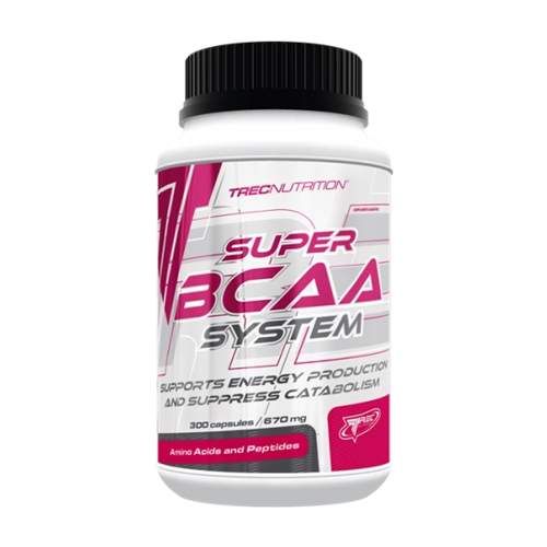 Аминокислота BCAA для спорта Trec Nutrition Super BCAA System 300 Caps (857014)
