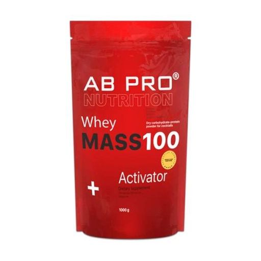 Гейнер AB PRO MASS 100 Whey Activator 1000 g /8 servings/ Шоколад (857237)