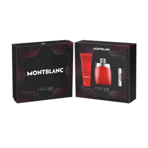 Парфюмированный набор мужской Montblanc Legend Red (парфюмированная вода, 100 мл + гель для душа, 100 мл + парфюмированная вода, 7.5 мл)