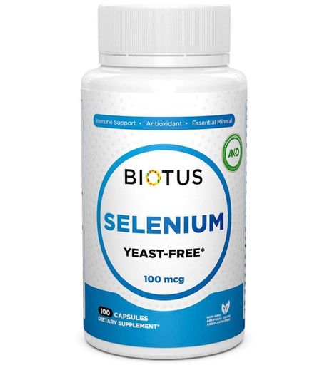 Селен Biotus Selenium 100 mcg 100 Caps BIO-530838 (859080)