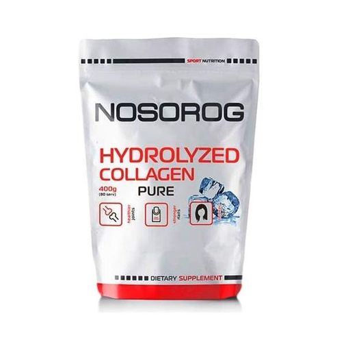 Хондропротектор (для спорту) Nosorog Nutrition Hydrolyzed Collagen 400 g /80 servings/ Pure (859241)