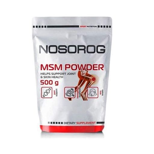 Хондропротектор (для спорту) Nosorog Nutrition MSM Powder 500 g /250 servings/ Pure (859249)