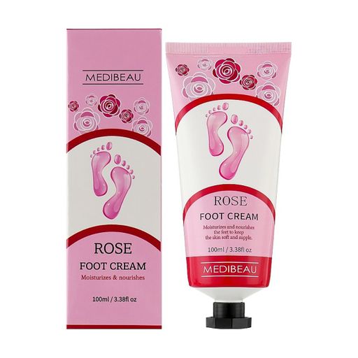 Крем для ніг Juno Medibeau Rose Foot Cream з екстрактом троянди, 100 мл