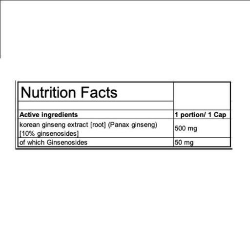 Натуральна добавка для спорту Trec Nutrition Korean Ginseng 90 Caps (859642)