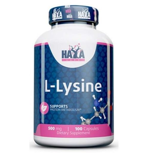 Лизин Haya Labs L-Lysine 500 mg 100 Caps (859858)