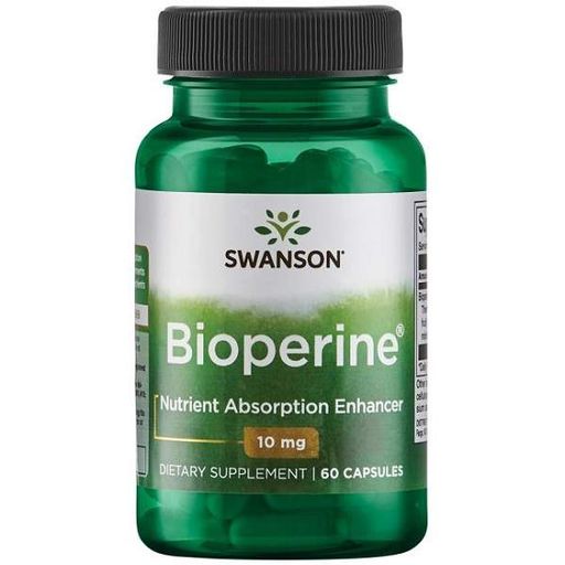 Комплекс для травлення Swanson BioPerine 10 mg 60 Caps (859860)
