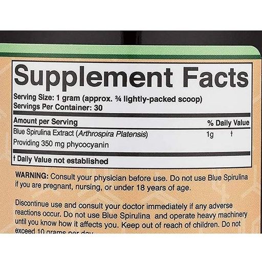 Спирулина Double Wood Blue Spirulina Extract 30 g /30 servings/ (859933)