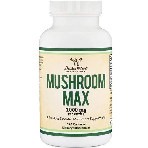 Грибний комплекс Double Wood Mushroom Max 1000 mg (2 caps per serving) 120 Caps (860001)