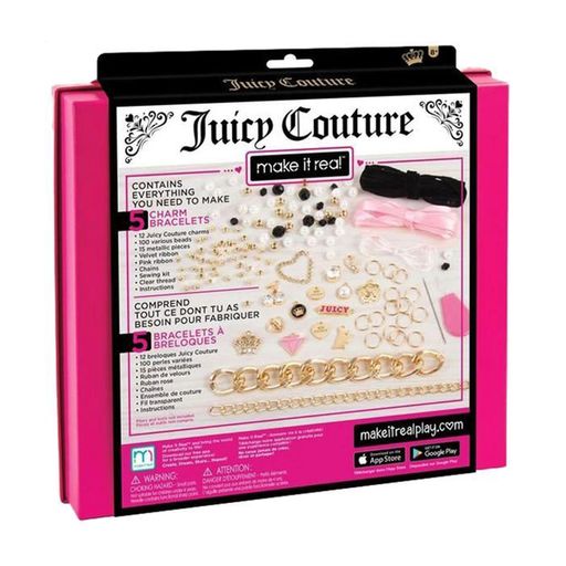 Набор для создания шарм-браслетов Make it Real Juicy Couture Королевский шарм, от 8 лет, 25*5.5*28 см (MR4404)