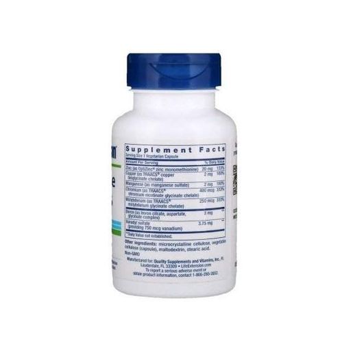 Мультиминеральный комплекс Life Extension Only Trace Minerals 90 Veg Caps (861339)