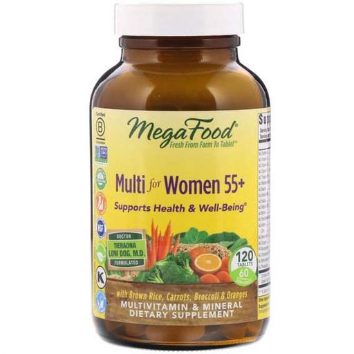 Витаминно-минеральный комплекс MegaFood Multi for Women 55+ 120 Tabs (861355)