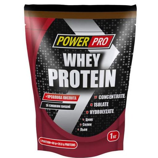 Протеин Power Pro Whey Protein 1000 g /25 servings/ Вишня (861985)