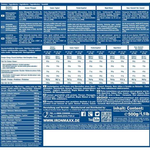 Протеин IronMaxx 100% Whey Protein 500 g /10 servings/ Strawberry (861987)