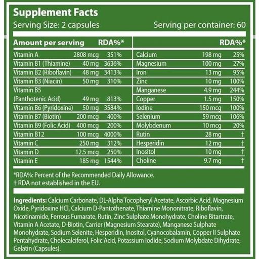 Вітамінно-мінеральний комплекс для спорту Scitec Nutrition Mega Daily One Plus 120 Caps (862115)
