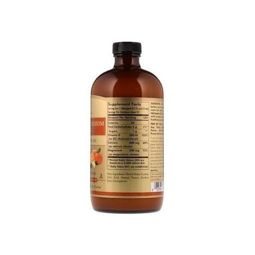 Микроэлемент Кальций Solgar Liquid Calcium Magnesium Citrate with Vitamin D3 16 fl oz 473 ml Natural Orange Vanilla (862303)