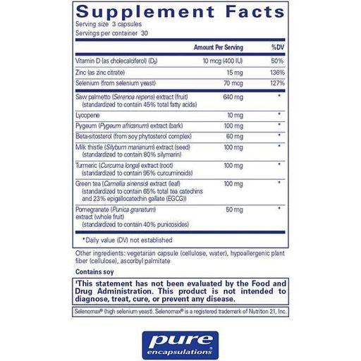 Комплекс для здоров'я передміхурової залози Pure Encapsulations SP Ultimate 90 Caps PE-01802 (862475)