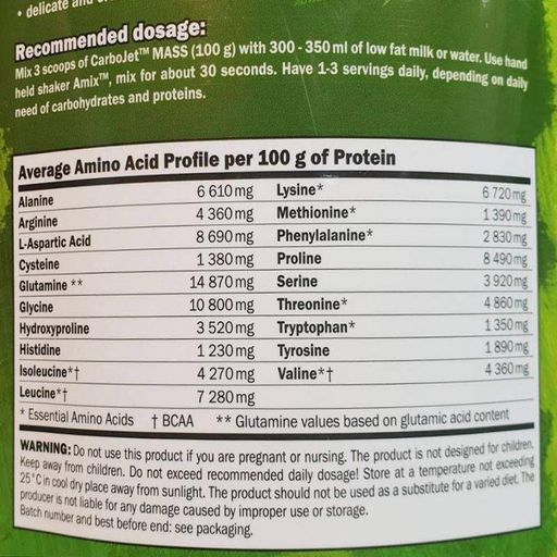 Гейнер Amix Nutrition CarboJet Gain Mass Professional 3000 g /30 servings/ Chocolate (862553)