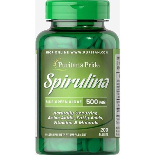 Спіруліна Puritan's Pride Spirulina 500 mg 200 Tabs (862953)
