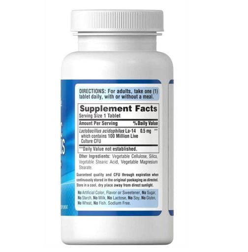Пробиотик Puritan's Pride Probiotic Acidophilus Complex 100 Caps (863045)