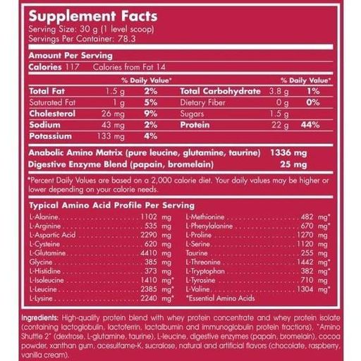 Протеїн Scitec Nutrition 100% Whey Protein Professional 2350 g /78 servings/ Vanilla Very Berry (863183)