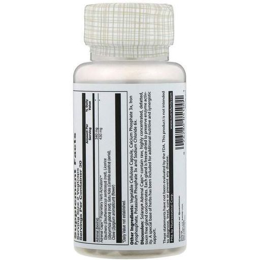 Комплекс для профілактики надниркових залоз Solaray Adrenal Caps 60 Veg Caps SOR-05100 (863202)