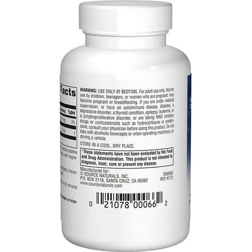 Мелатонин для сна Source Naturals Melatonin 3 mg 120 Tabs (863259)