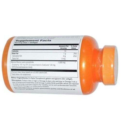 Омега 3 Thompson Omega 3 1000 mg 100 Softgels THO-19320 (863292)