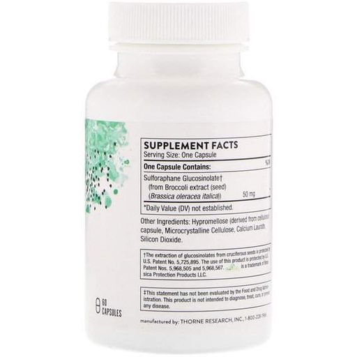 Натуральна добавка для імунітету Thorne Research Crucera-SGS 60 Caps THR-66001 (863302)