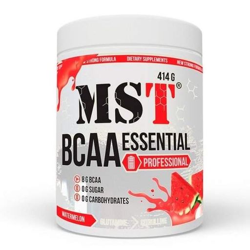 Аминокислота BCAA для спорта MST Nutrition BCAA Essential Professional 414 g /30 servings/ Watermelon (863334)