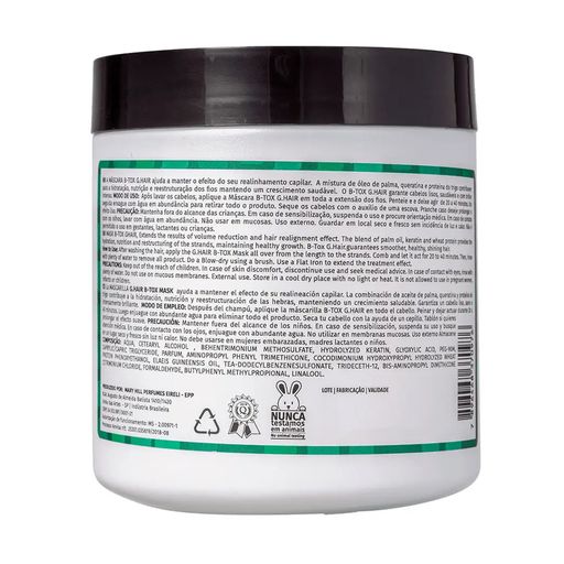 Холодный ботокс для волос Inoar G.Hair B-Tox Intense